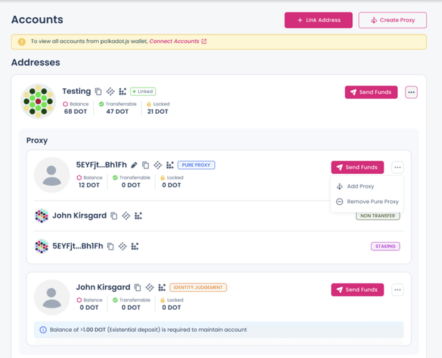 Proxy Dashboard